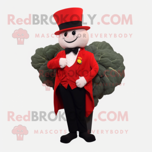 Rode bloemkool mascotte...
