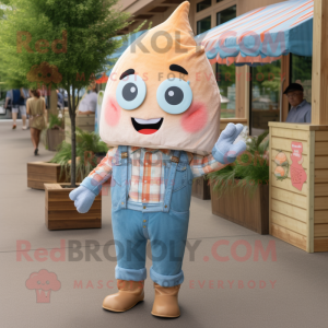 Peach Ice Cream maskot...