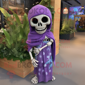 Lavender Skull mascotte...