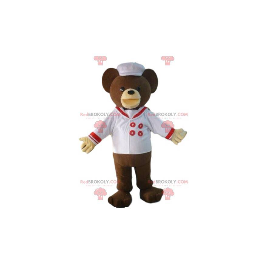 Bamse maskot i sømandstøj, sømandstøj - Redbrokoly.com Bamse maskot i sømandstøj, sømandstøj - Redbrokoly.com