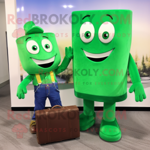 Green Candy Box maskot...