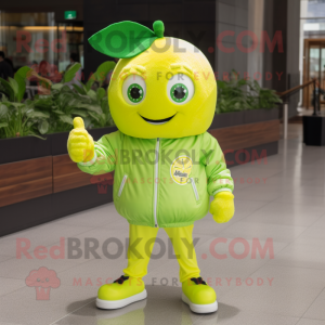 Lime Green Citron maskot...