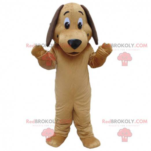 Mascota de perro beige, disfraz de perro, disfraz de perro -