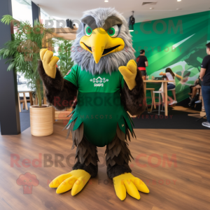 Forest Green Eagle maskot...