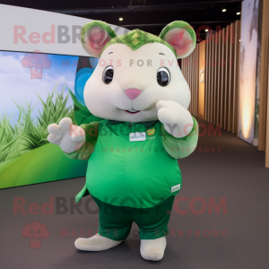 Green Hamster mascotte...