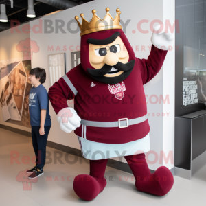 Maroon King mascotte...