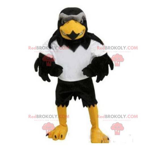 Traje de águia, mascote de raptor, disfarce de abutre -