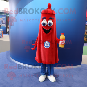 Navy fles ketchup mascotte...