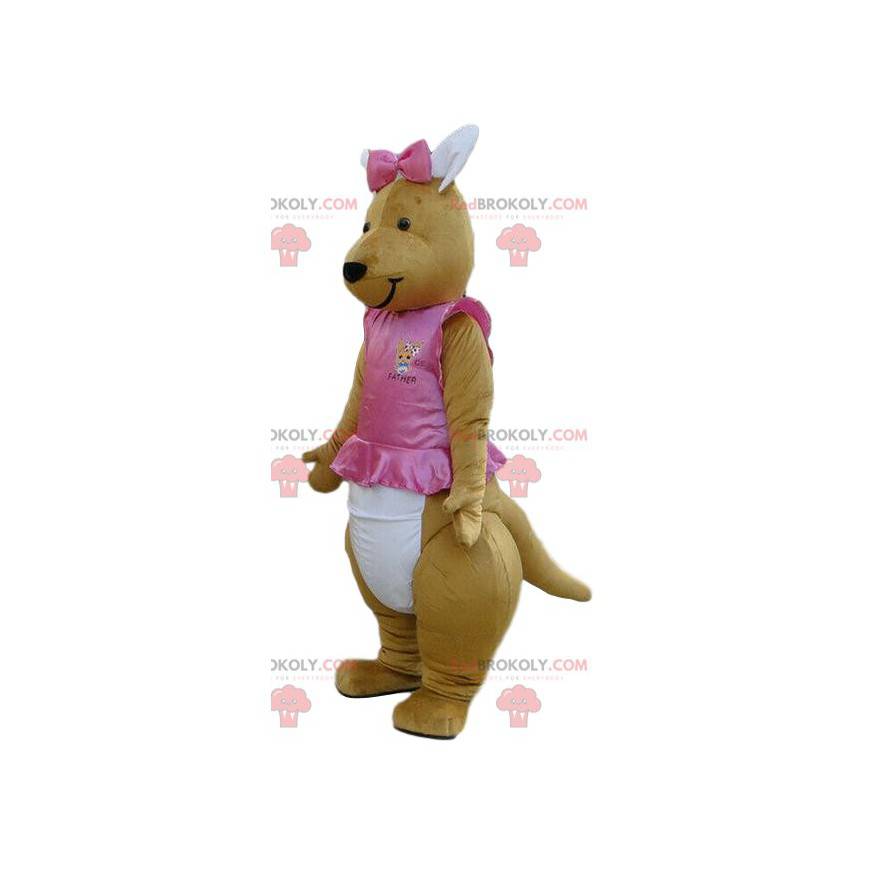 Kangaroo mascot in tutu, kangaroo costume, Australia -