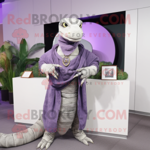 Lavendel Titanoboa maskot...