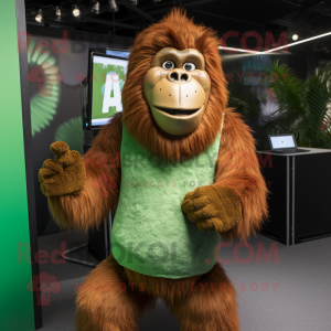 Olive Orangutan mascotte...