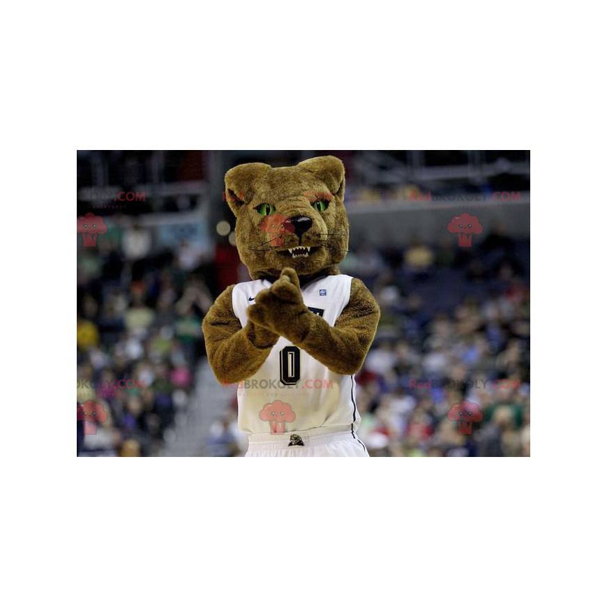 Urso-pardo mascote feroz - Redbrokoly.com