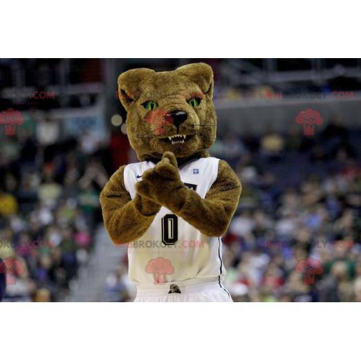 Brown bear mascot fierce air - Redbrokoly.com