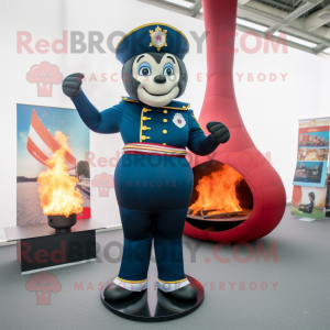 Navy Fire Eater mascotte...