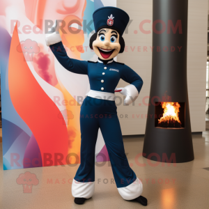 Navy Fire Eater maskot...