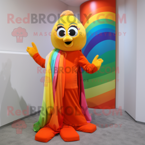 Orange Rainbow mascotte...