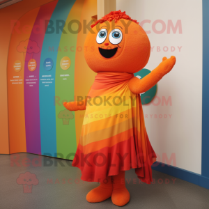 Orange Rainbow maskot...