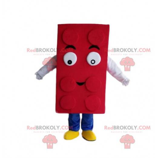 Red Lego maskot, byggesett kostyme - Redbrokoly.com