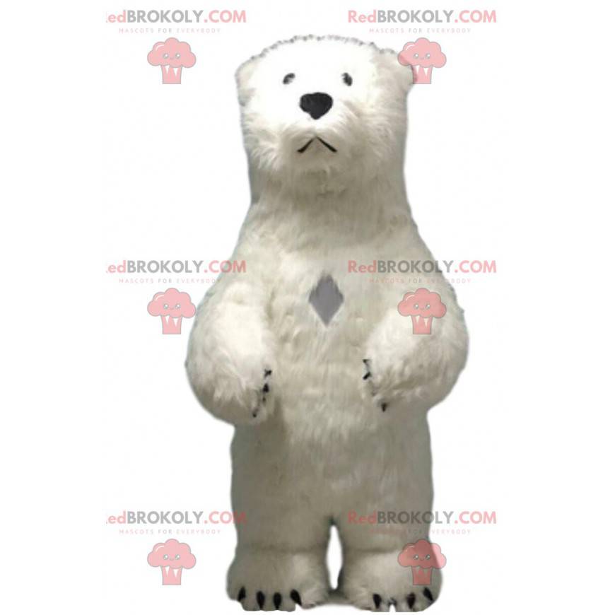 Mascotte d'ours polaire, costume d'ours blanc, grizzli -