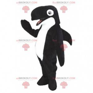 Orca mascot, black and white whale, sea costume - Redbrokoly.com