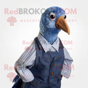 Blue Guinea Fowl maskot...