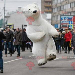 Mascotte d'ours polaire d'ours blanc - Redbrokoly.com