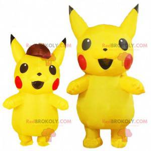 Mascotte de Pikachu, le célèbre Pokemon jaune de manga -