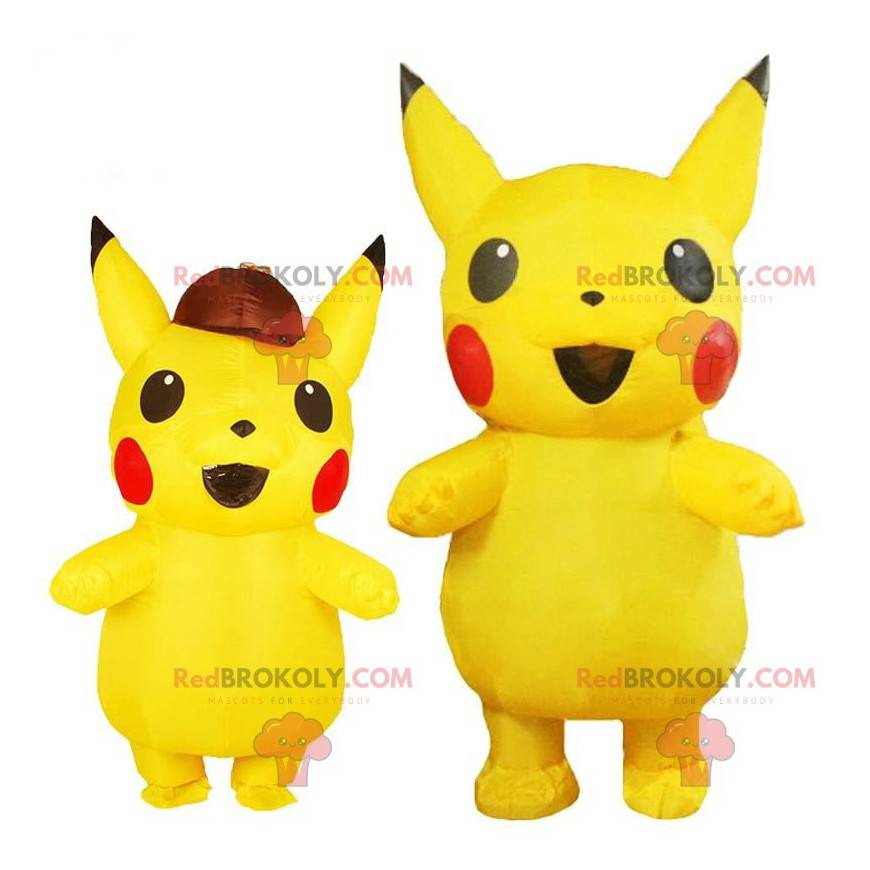 Pikachu-Maskottchen, das berühmte gelbe Manga-Pokémon -