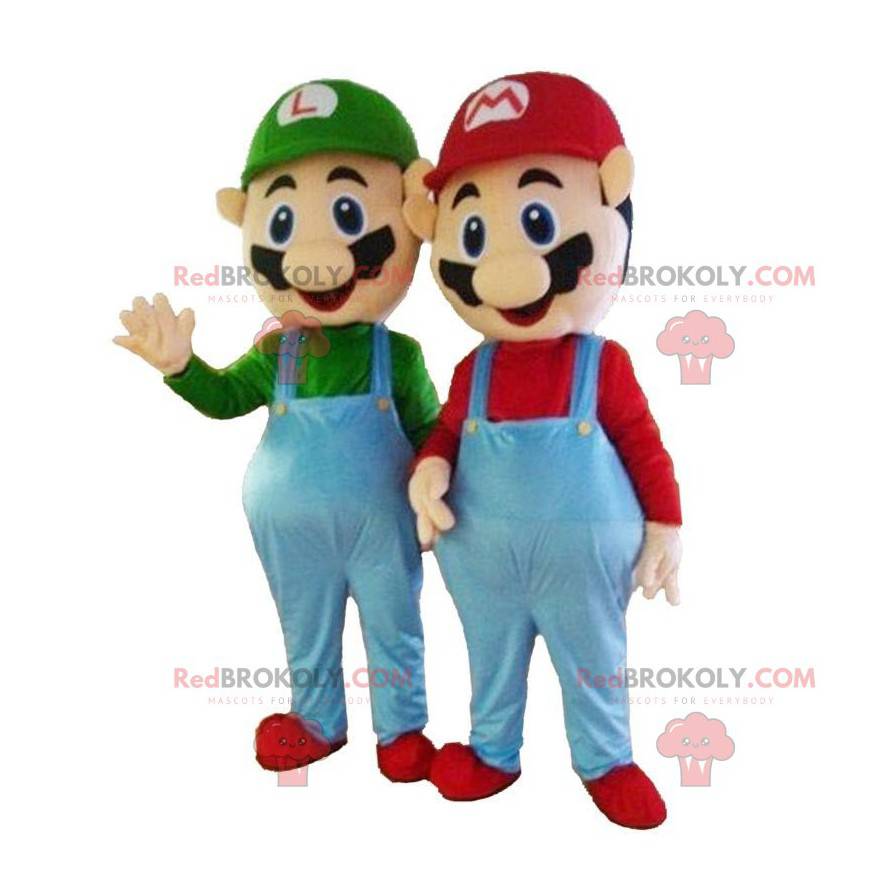 Mario och Luigi maskotar, 2 Nintendo maskotar - Redbrokoly.com