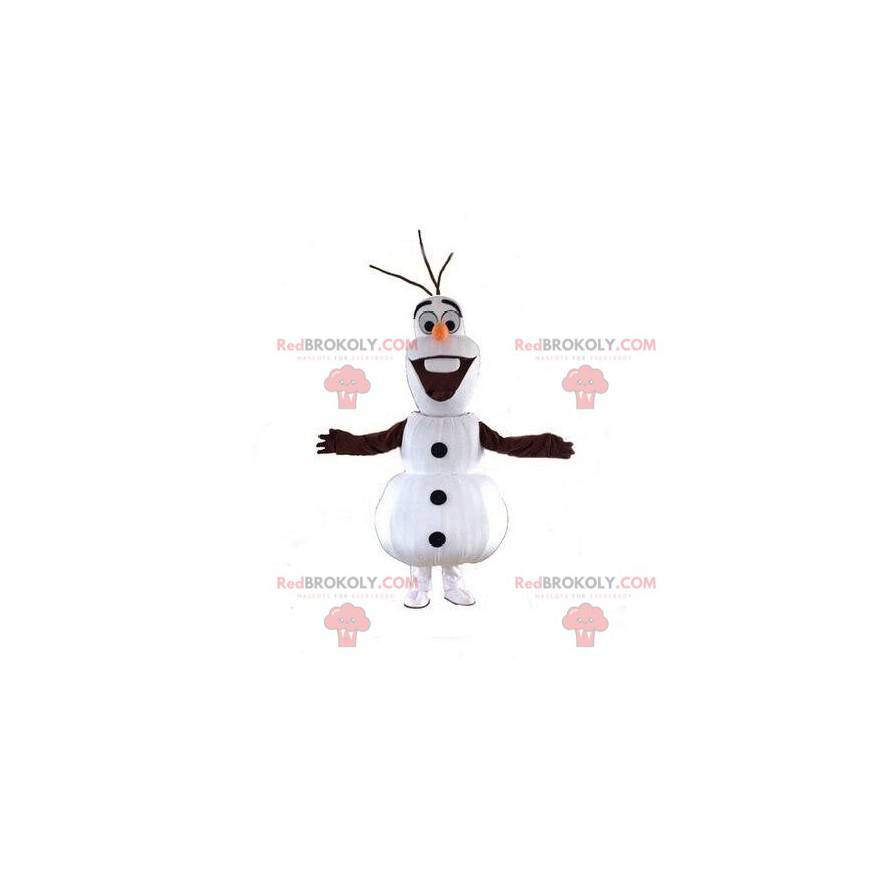 Mascot of Olaf, famous cartoon snowman - Redbrokoly.com