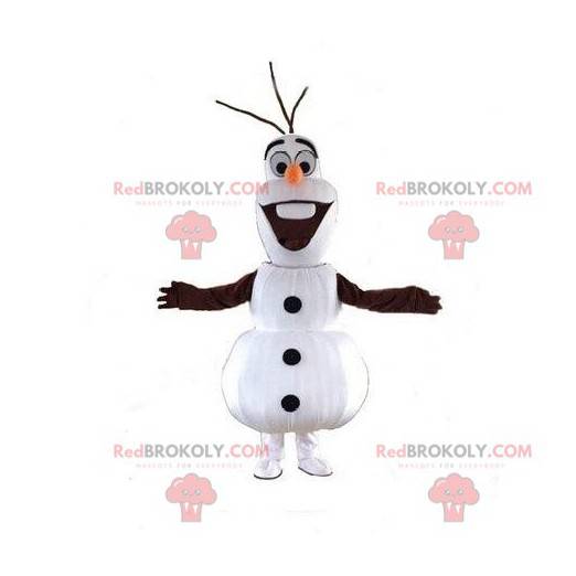 Mascot of Olaf, famous cartoon snowman - Redbrokoly.com