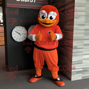 Rust Mandarin maskot drakt...