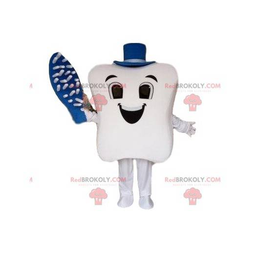 Giant tooth mascot, toothbrush, dentist mascot - Redbrokoly.com