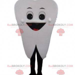 Mascote dente gigante, fantasia de dente, fantasia de dentista