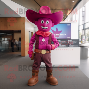 Magentafarbener Cowboy...