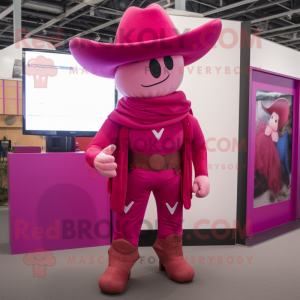 Magenta Cowboy maskot...