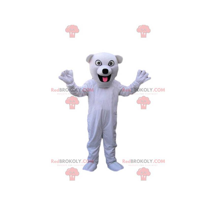 Weißes Hundemaskottchen, Zwingerkostüm, SPA-Maskottchen - Weißes Hundemaskottchen, Zwingerkostüm, SPA-Maskottchen -
