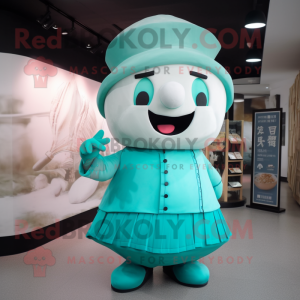 Cyan Dim Sum maskot kostume...