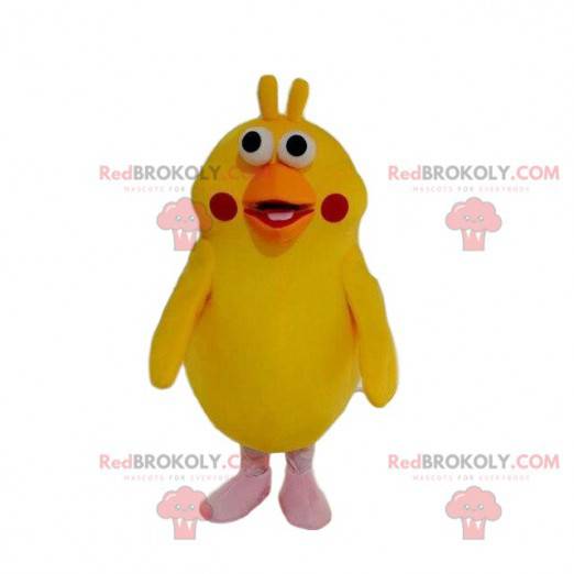Mascotte pappagallo giallo, divertente costume da uccello -