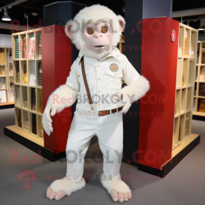 White Monkey mascotte...