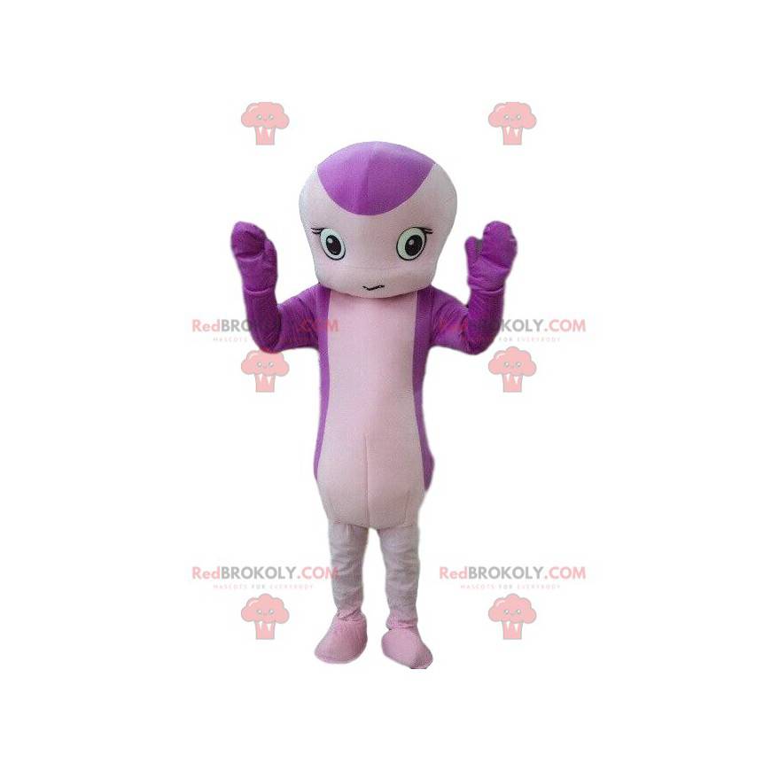 Ormmaskot, lila varelse, jätteblomma - Redbrokoly.com