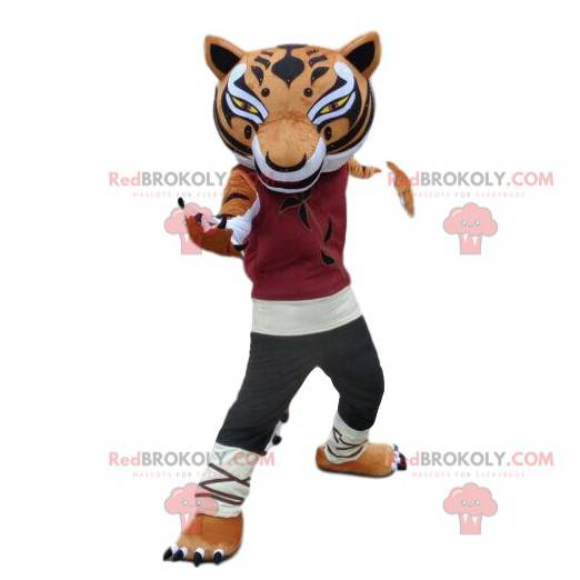 Mascotte tigre maestro del film d'animazione Kung Fu panda -