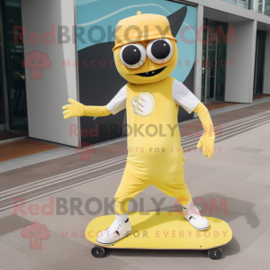 Citrongul skateboard maskot...