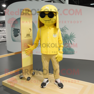 Citrongul skateboard maskot...