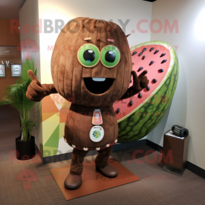 Brown Watermelon mascotte...