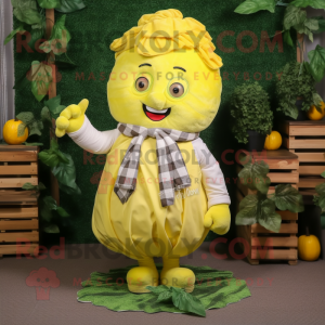 Cytrynowa żółta kapusta w...