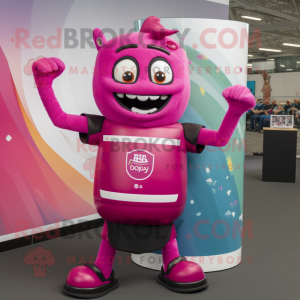 Magenta Soda Can mascotte...