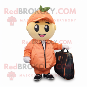 Peach Mango maskot kostym...