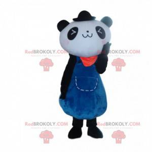 Mascote panda, fantasia de urso de pelúcia, mascote asiático -