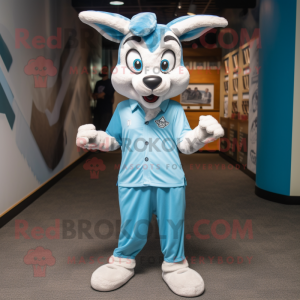 Sky Blue Gazelle mascotte...